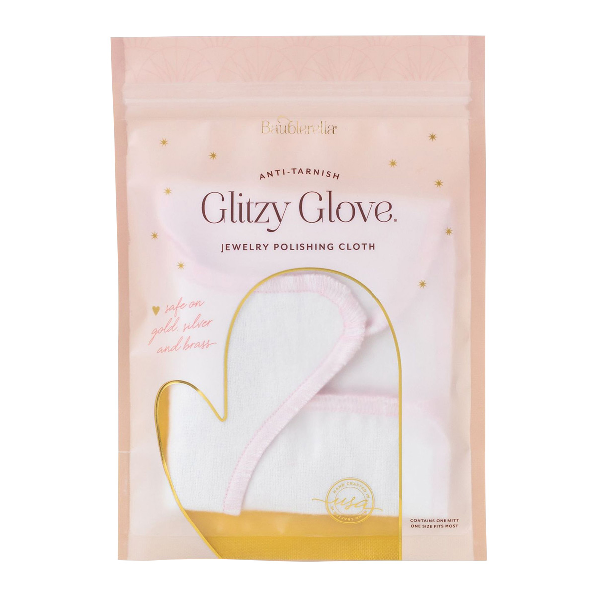 Baublerella Glitzy Glove Jewelry Polishing Cloth