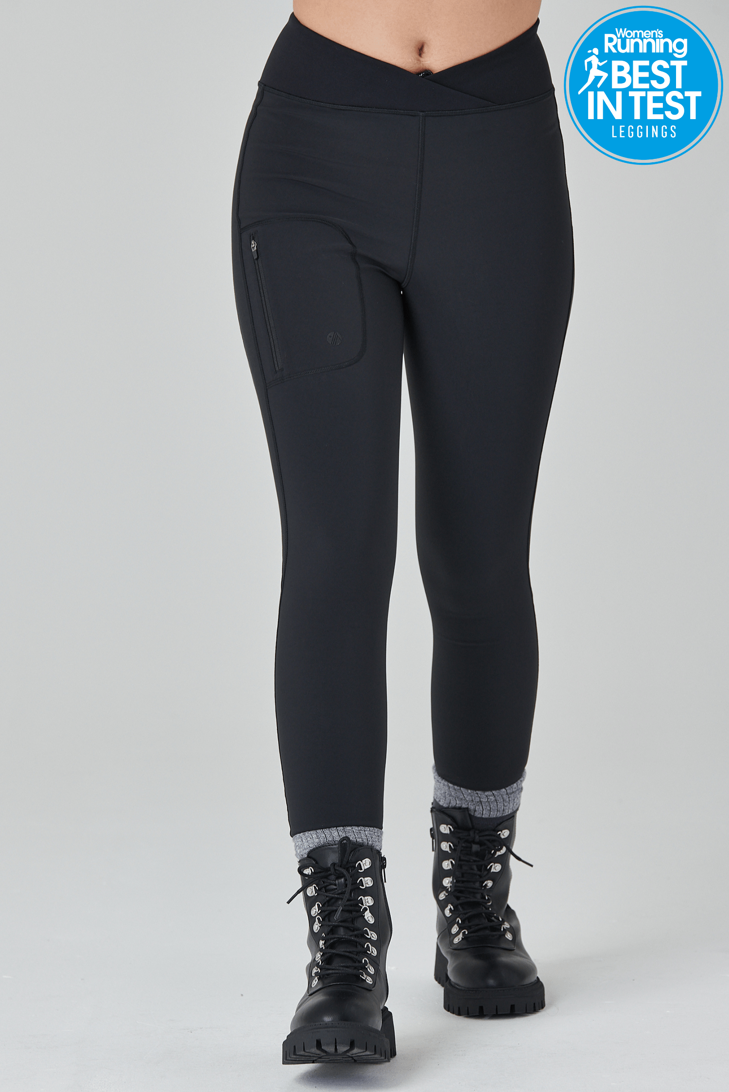 Shower Resistant Softshell Leggings - Black