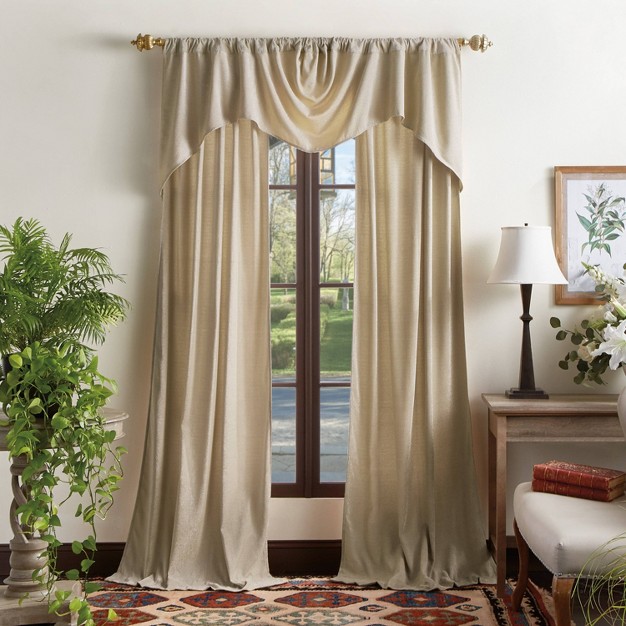 2pk Light Filtering Naples Chenille Window Curtain Panels Martha