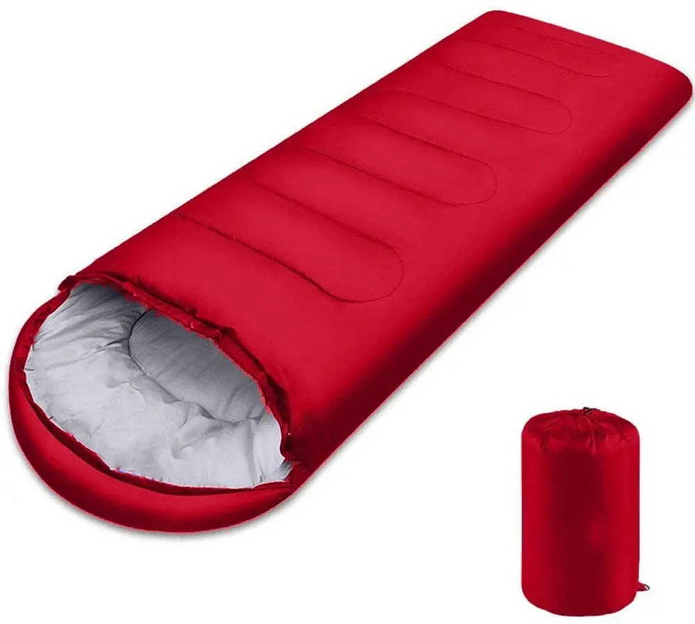 Waterproof Windproof Envelope Sleeping Bag with Compression Camping Gear for Outdoor sleeping bag