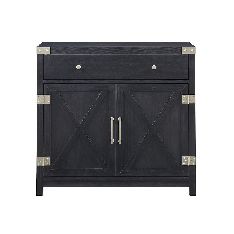 Madison Park Memphis Farmhouse Storage Cabinet with Drawer