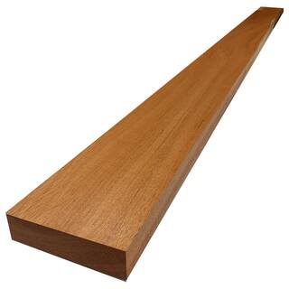 Swaner Hardwood 2 in. x 6 in. x 8 ft. African Mahogany S4S Board OL08051696MA