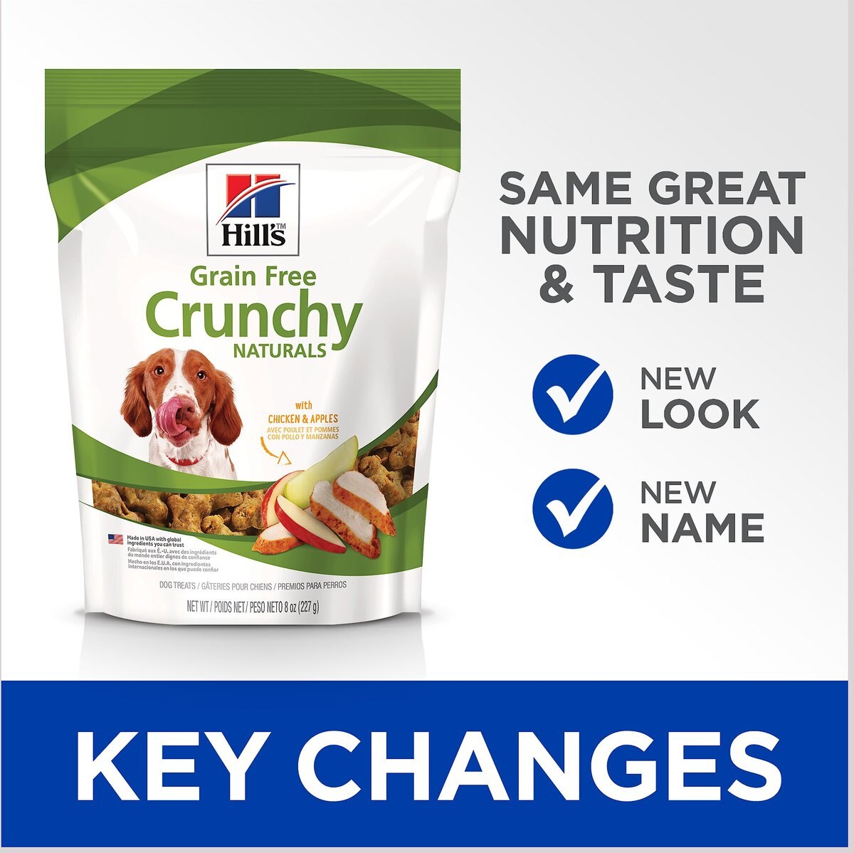 Hill's Grain-Free Crunchy Naturals with Chicken and Apples Dog Treats