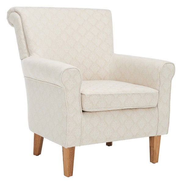 SAFAVIEH Gramercy Red/Ivory Floral Club Chair