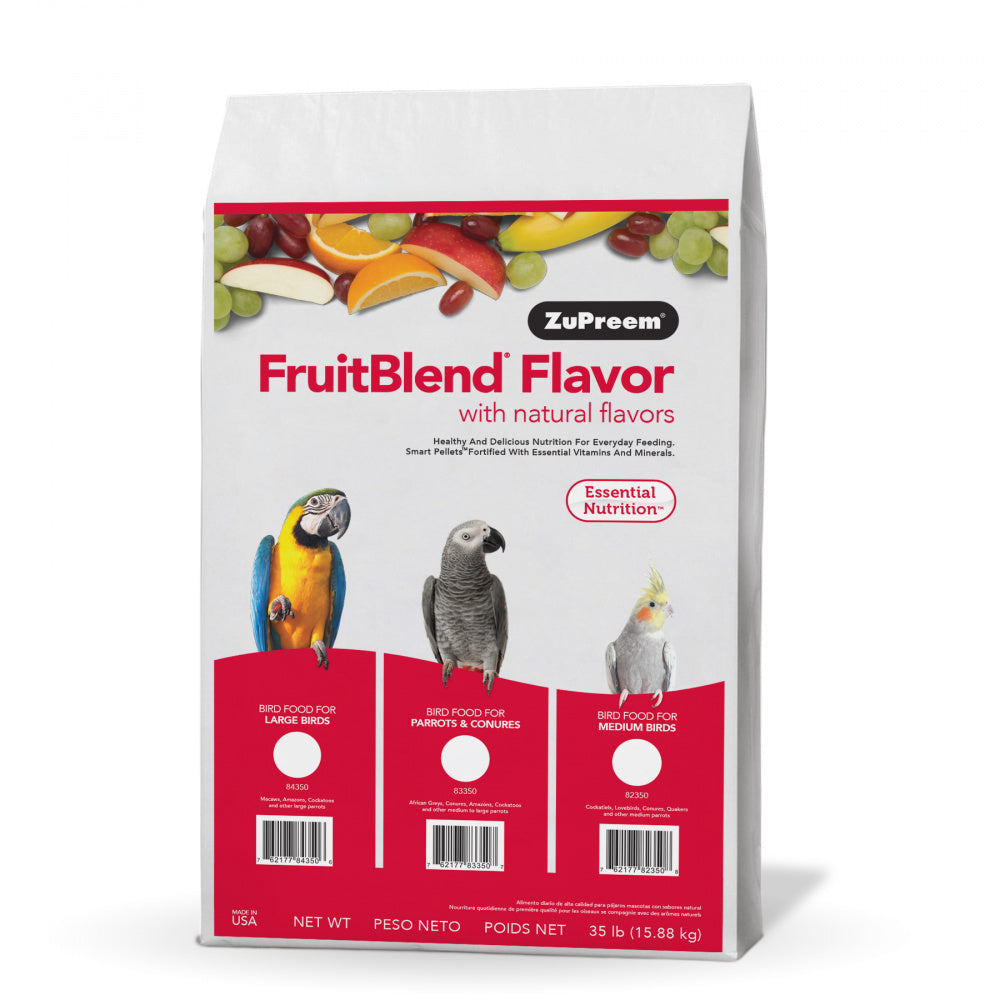 Zupreem FruitBlend with Natural Flavors Medium Bird Food