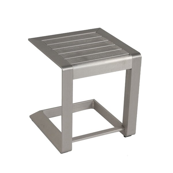 Modern All Aluminum Outdoor Coffee Table