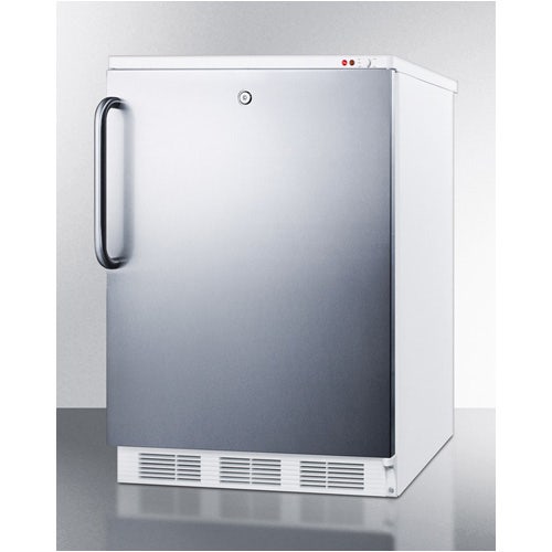 Summit Appliance VT65ML7BISSTB Built-In Under-Counter， Manual Defrost， -25 C Upright Freezer