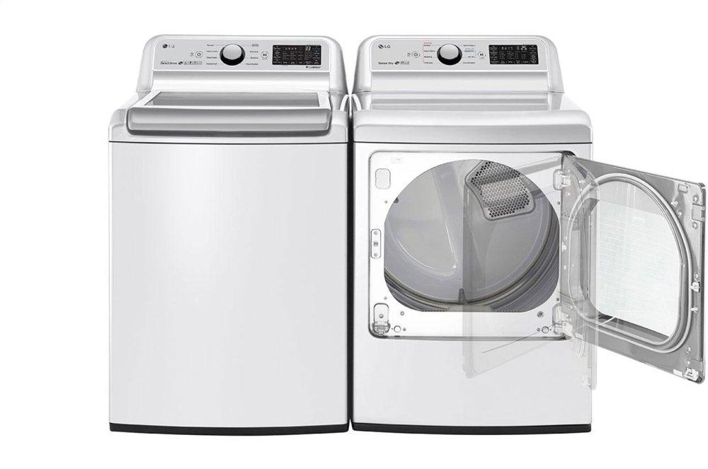 Lg WT7300CW 5.0 Cu.Ft. Smart Wi-Fi Enabled Top Load Washer With Turbowash3D™ Technology