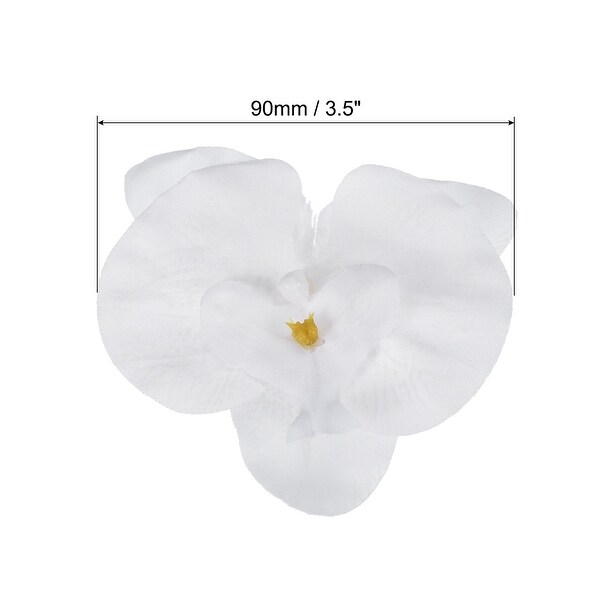 20Pcs Artificial Silk Butterfly Orchid Flower Heads for Wedding Decor