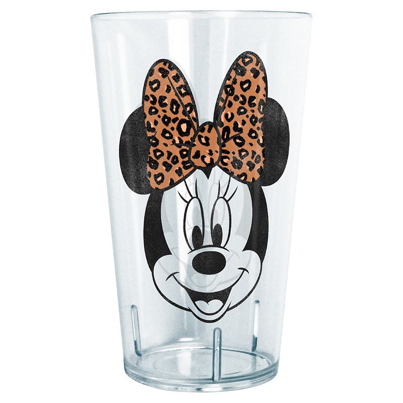 Minnie Leopard Bow Tritan Tumbler