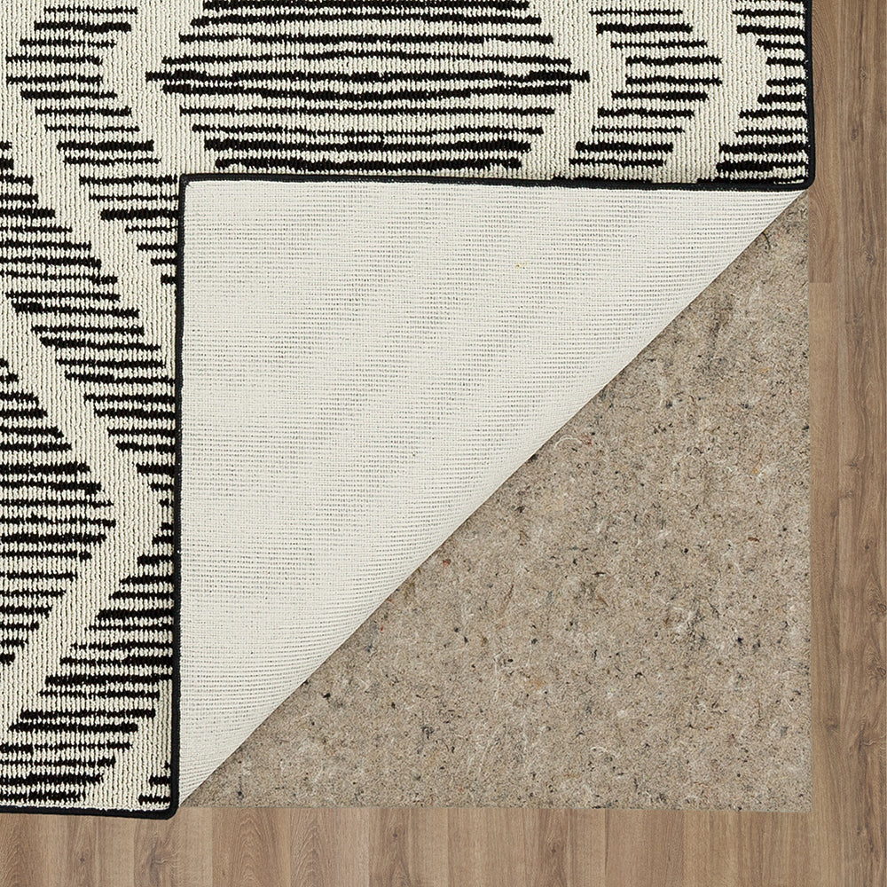 Mohawk Home Lenore Geometric Area Rug, Black/Cream, 8' x 10'