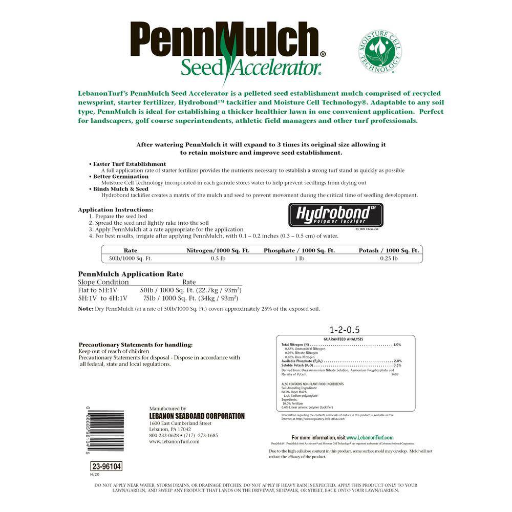 PennMulch 40 lbs. Seed Accelerator 2396106