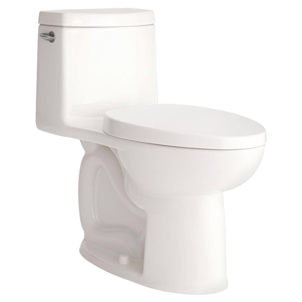 American Standard Loft 1-piece 1.28 GPF Single Flush Elongated Toilet in White Seat Included 2535128.020