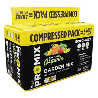 PRO-MIX Premium Organic Garden Mix 2 cu. ft. Compressed Soil 0506RG