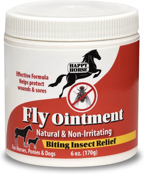 Happy Horse Biting Insect Relief Horse Ointment， 6-oz jar