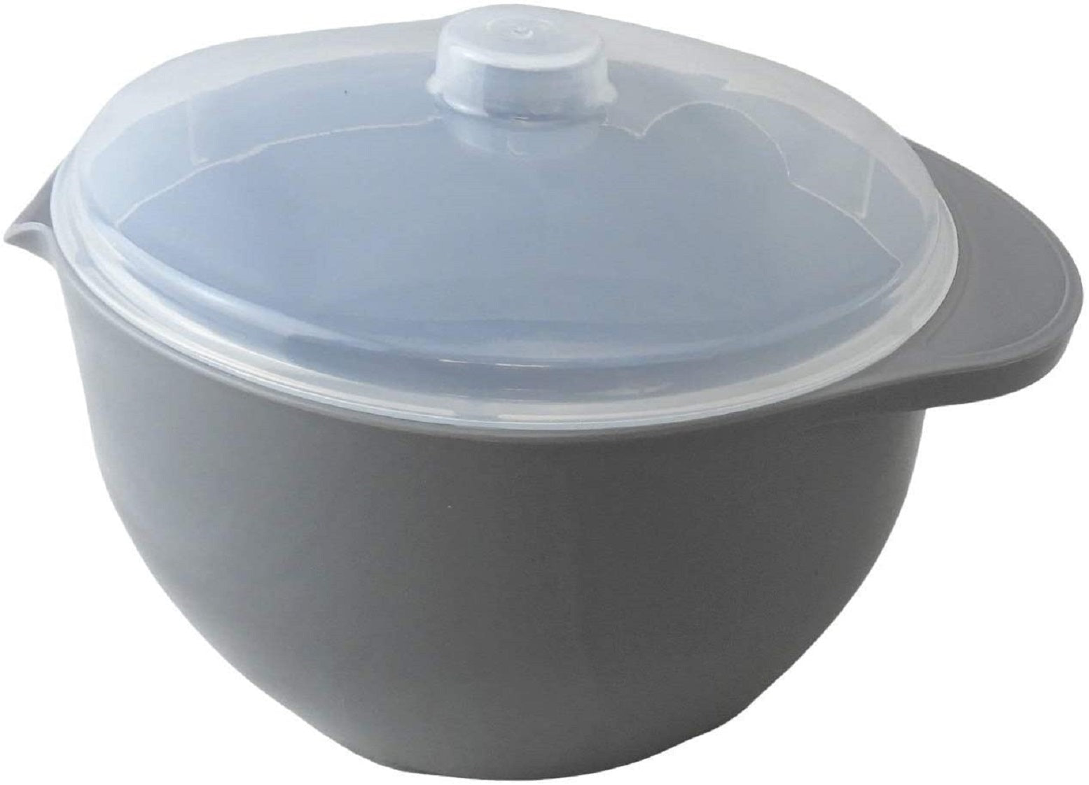 Microwave Soup and Stew Maker Microwave Bowl with Spout and Splash Cover 1.2 Liter