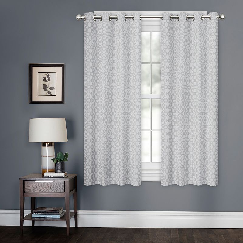 Zenna Home Chandler Easy Hang Grommet Window Curtain