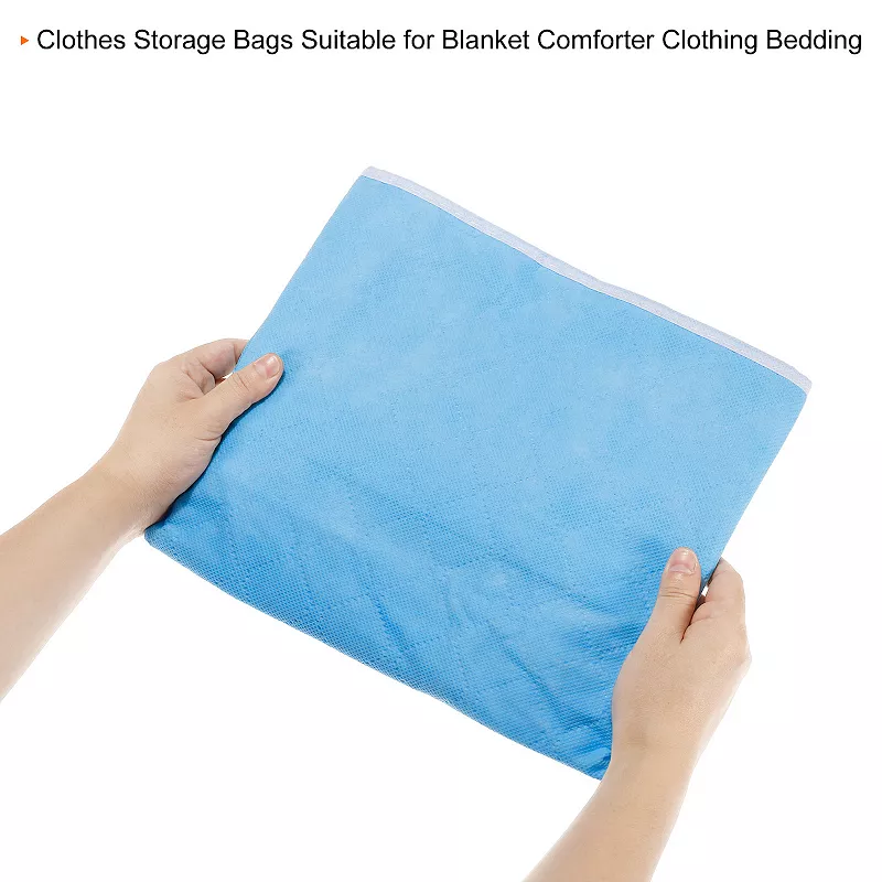 Clothes Storage Bags Comforters Blanket Closet Boxes Organizer， 4pcs