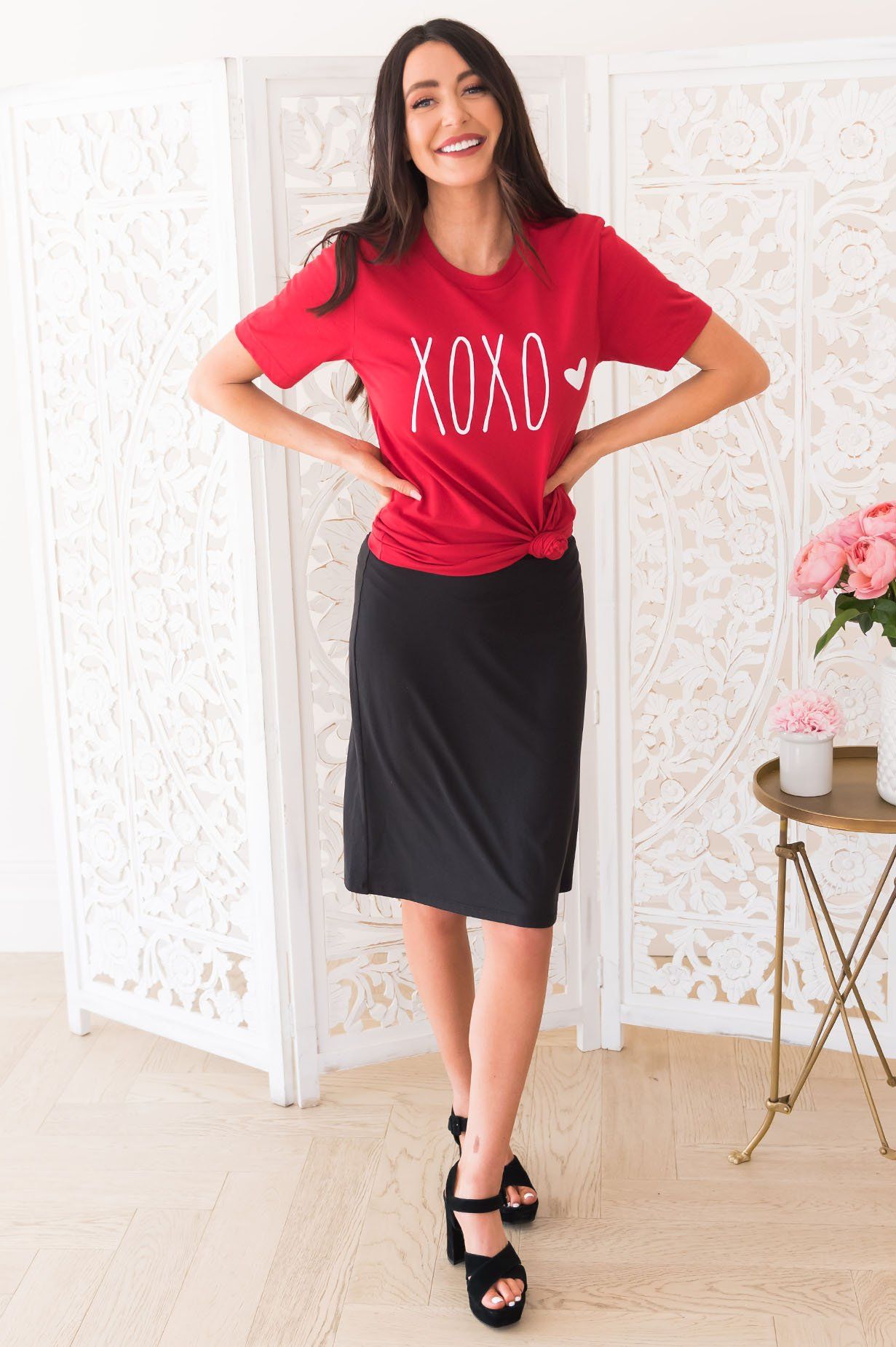 XOXO Modest Tee