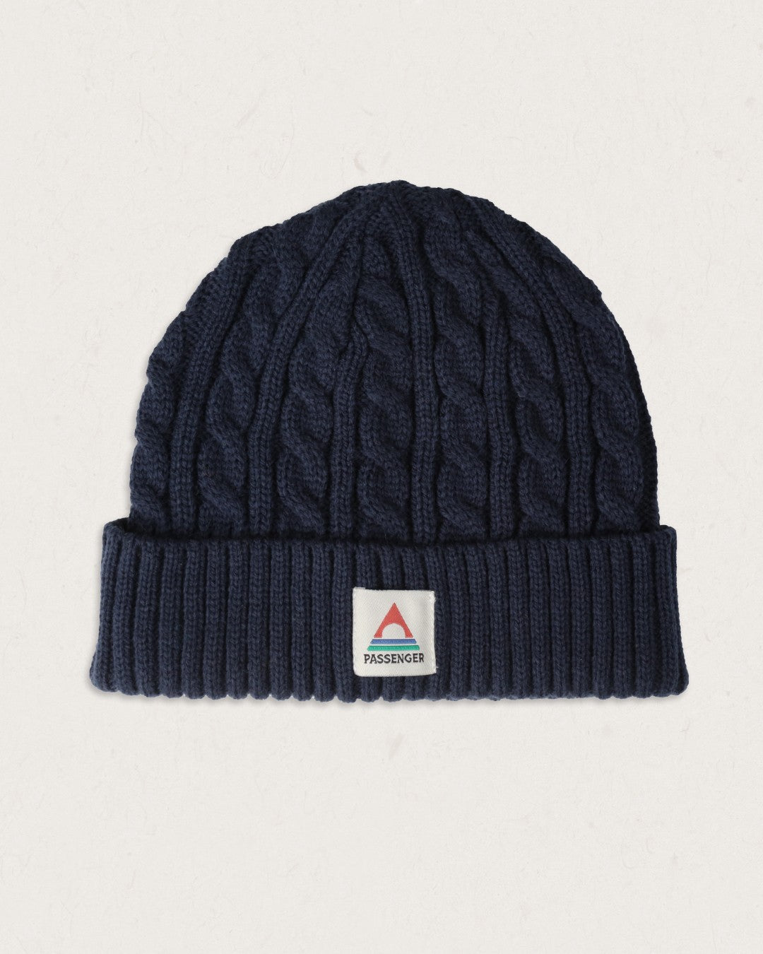 Fireside Cable Knit Beanie - Rich Navy