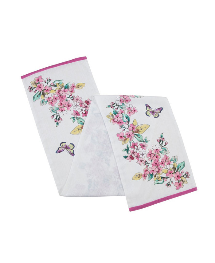 Lenox Butterfly Meadow Floral Runner