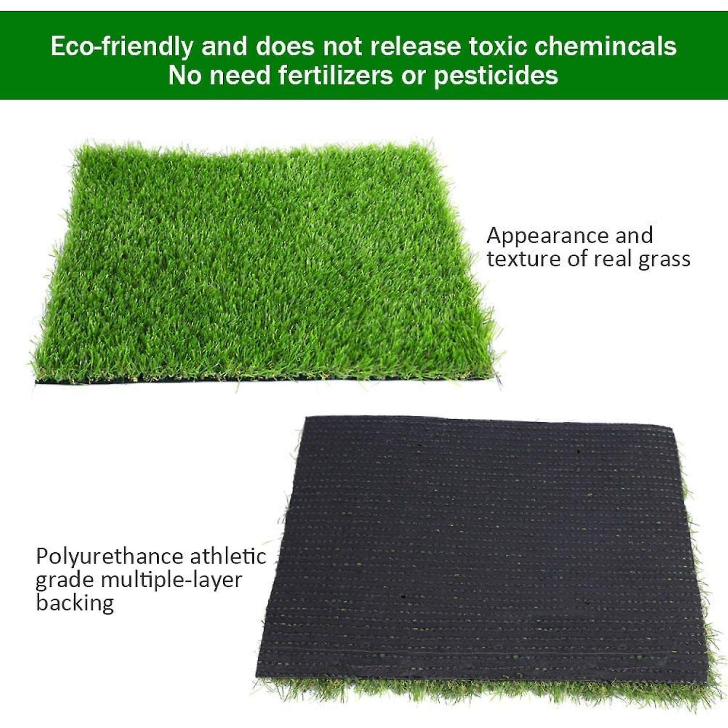 0.8inch Realistic Synthetic Artificial Grass Turf 4ftx7ft(28 Square Ft)，thick Faux Grass Indoor Outdoor Landscape Lawn Pet Dog Turf Carpet For Garden