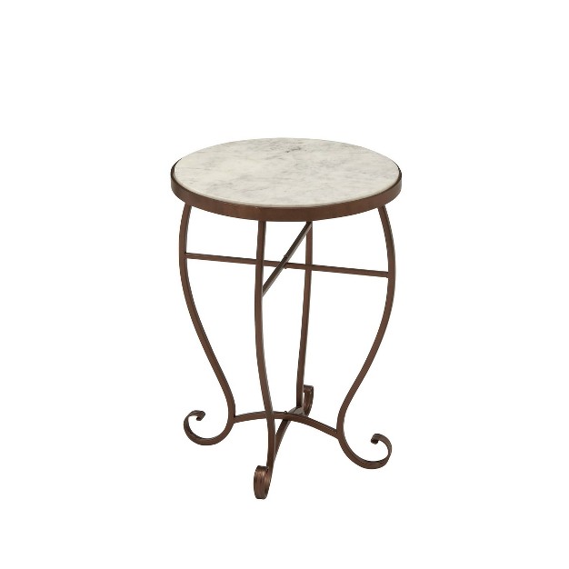 Traditional Accent Table Cream Olivia amp May