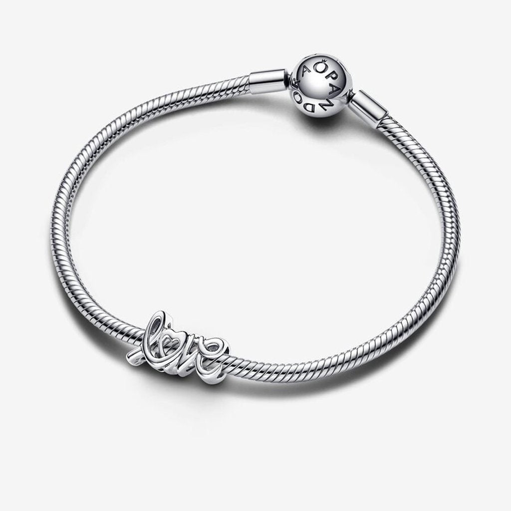 PANDORA  Handwritten Love Charm - Sterling Silver