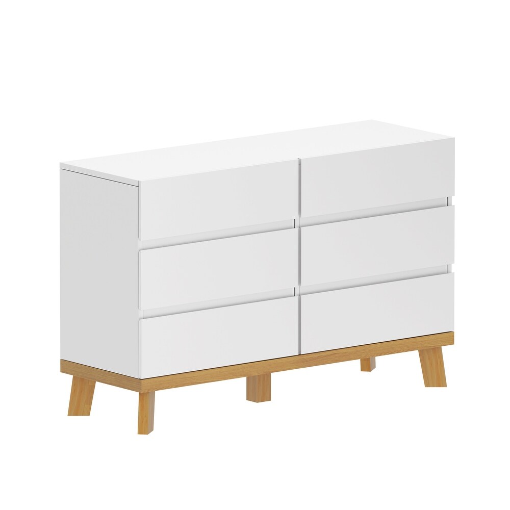 6 Drawers MDF Storage Cabinet