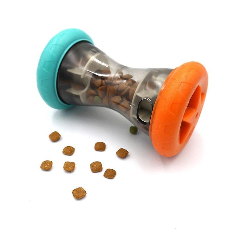 Interactive dumbbell puzzle dog toy