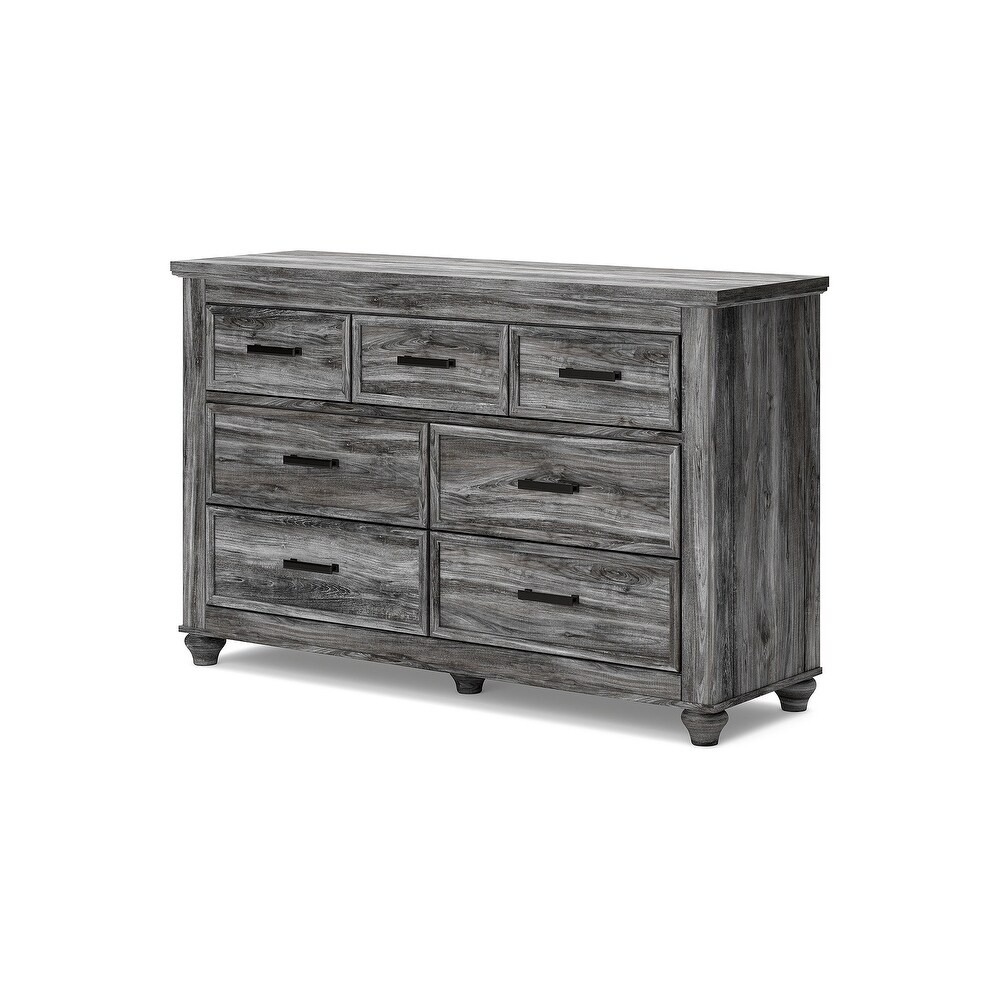 Signature Design by Ashley Thyven Black/Gray 7 Drawer Dresser