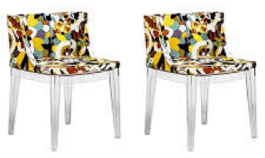 Modern Color Floral Accent Chair  Set of 2   Contemporary   Armchairs And Accent Chairs   by Imtinanz  LLC  Houzz