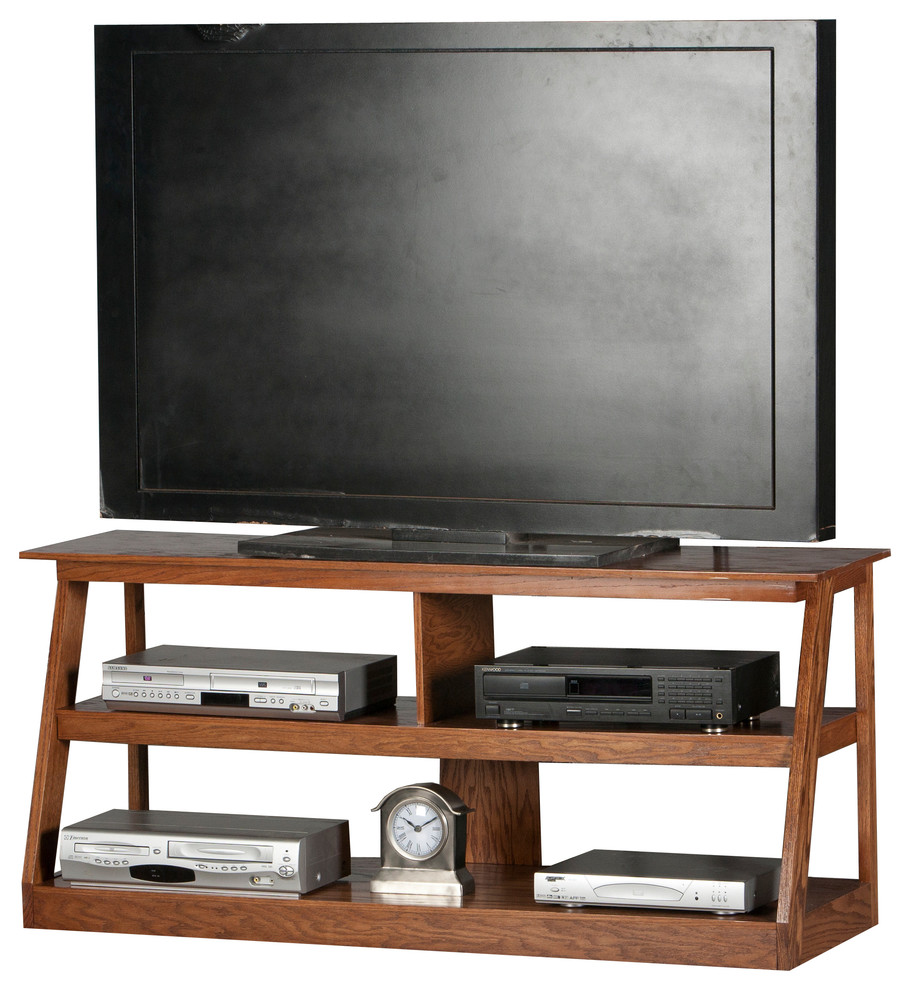 55 quotOpen Entertainment Console   Transitional   Entertainment Centers And Tv Stands   by Eagle Furniture  Houzz