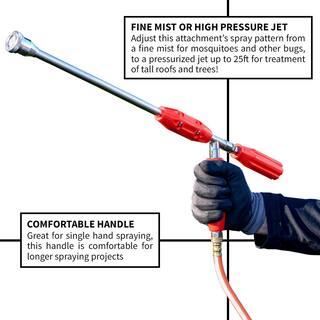 Tomahawk Power 5 Gal. Gas Power Backpack Sprayer with Fogging Attachment for Pesticide Disinfectant and Fertilizer TPS25 + CG