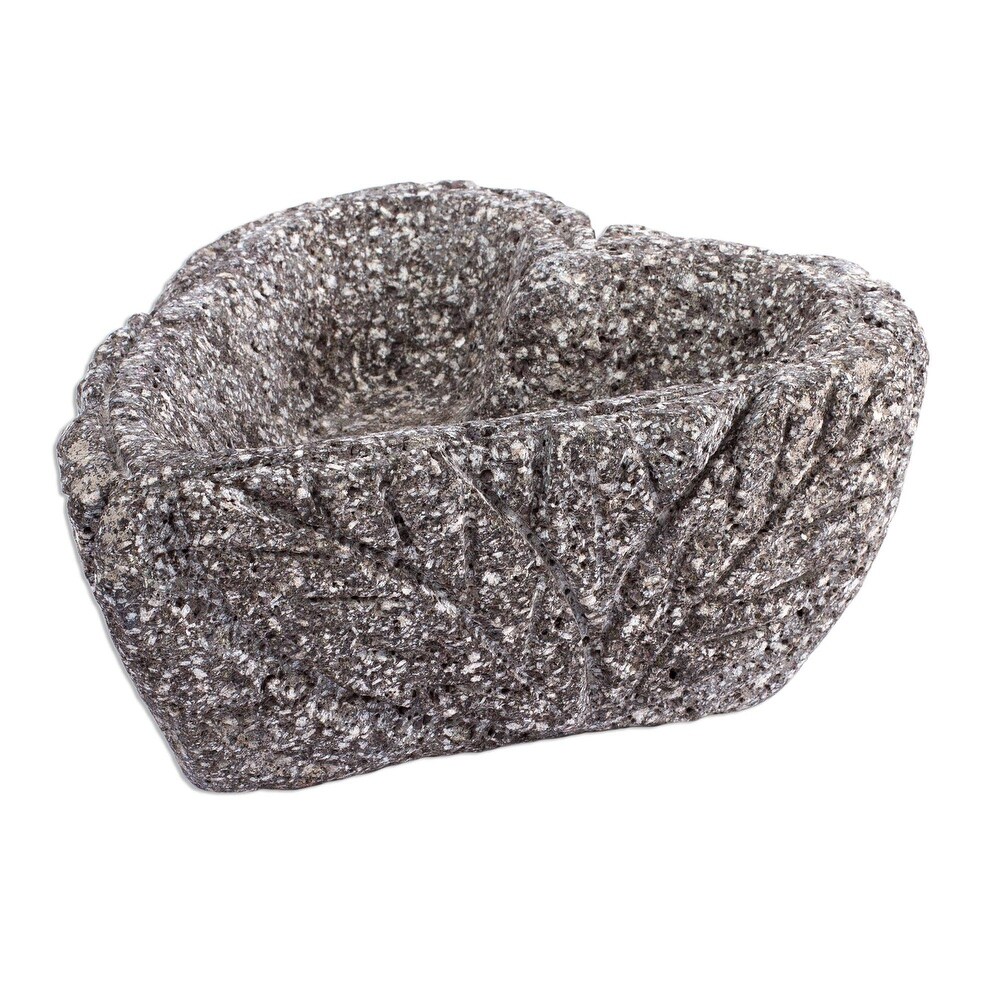 Novica Handmade Tradition Of The Heart Basalt Bowl