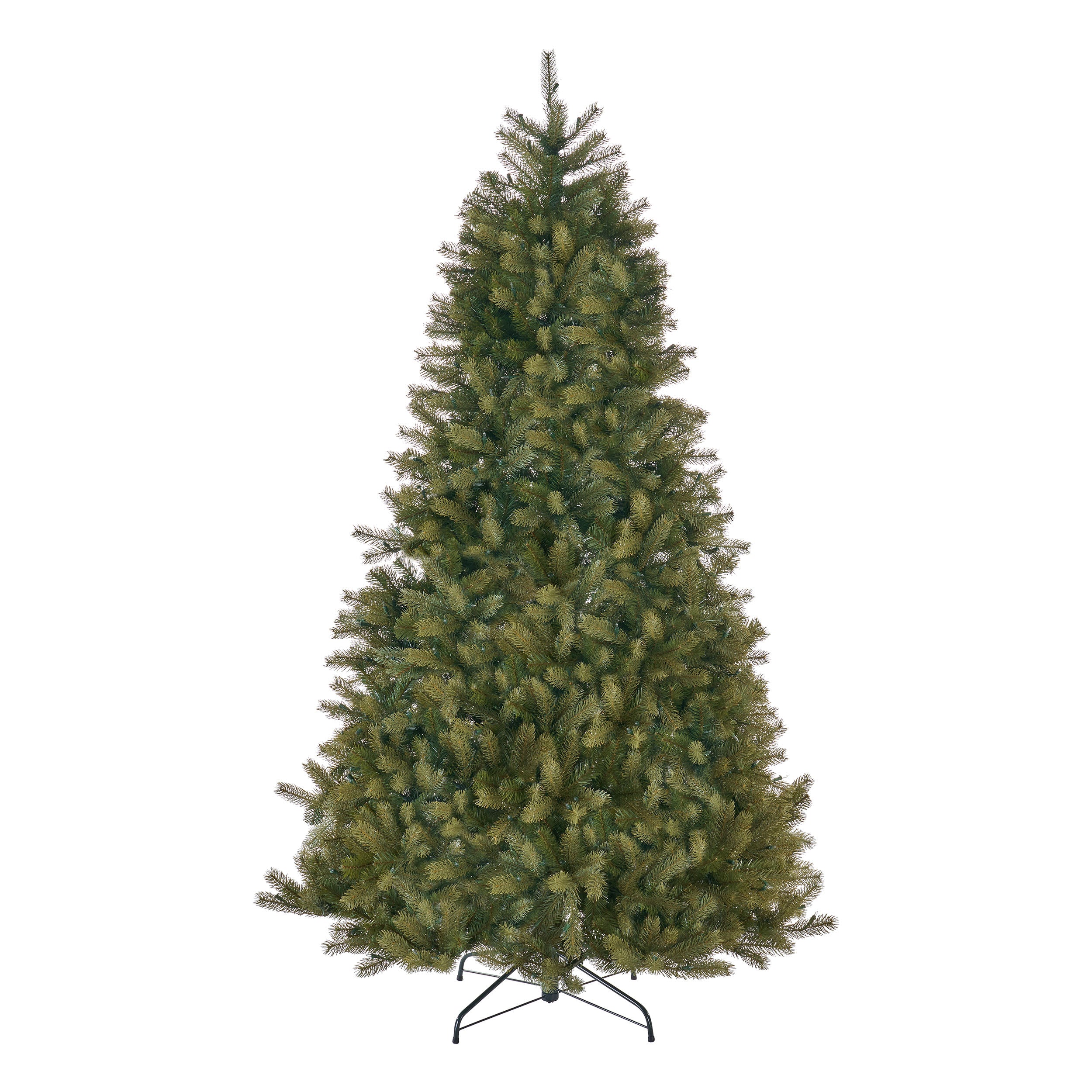 7-Foot Mixed Spruce Hinged Artificial Christmas Tree