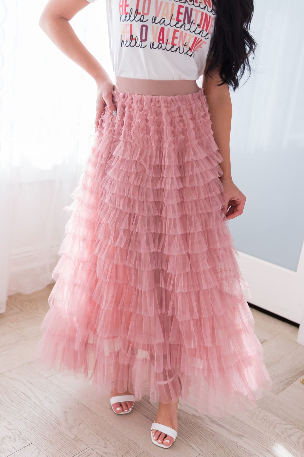 It's All About The Twirls Modest Tulle Skirt