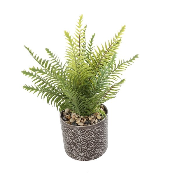 Green Faux Foliage Artificial Plant