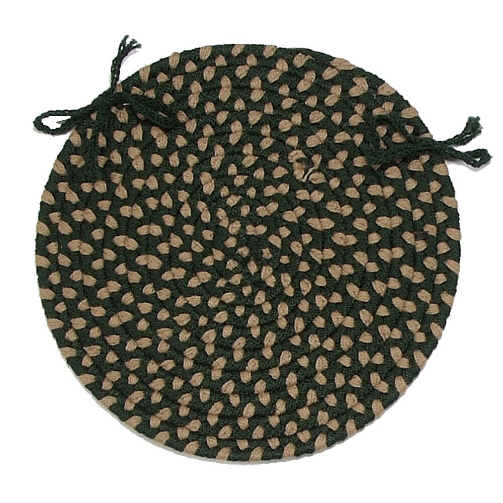 Brook Farm Machine Washable Round Chair Pads