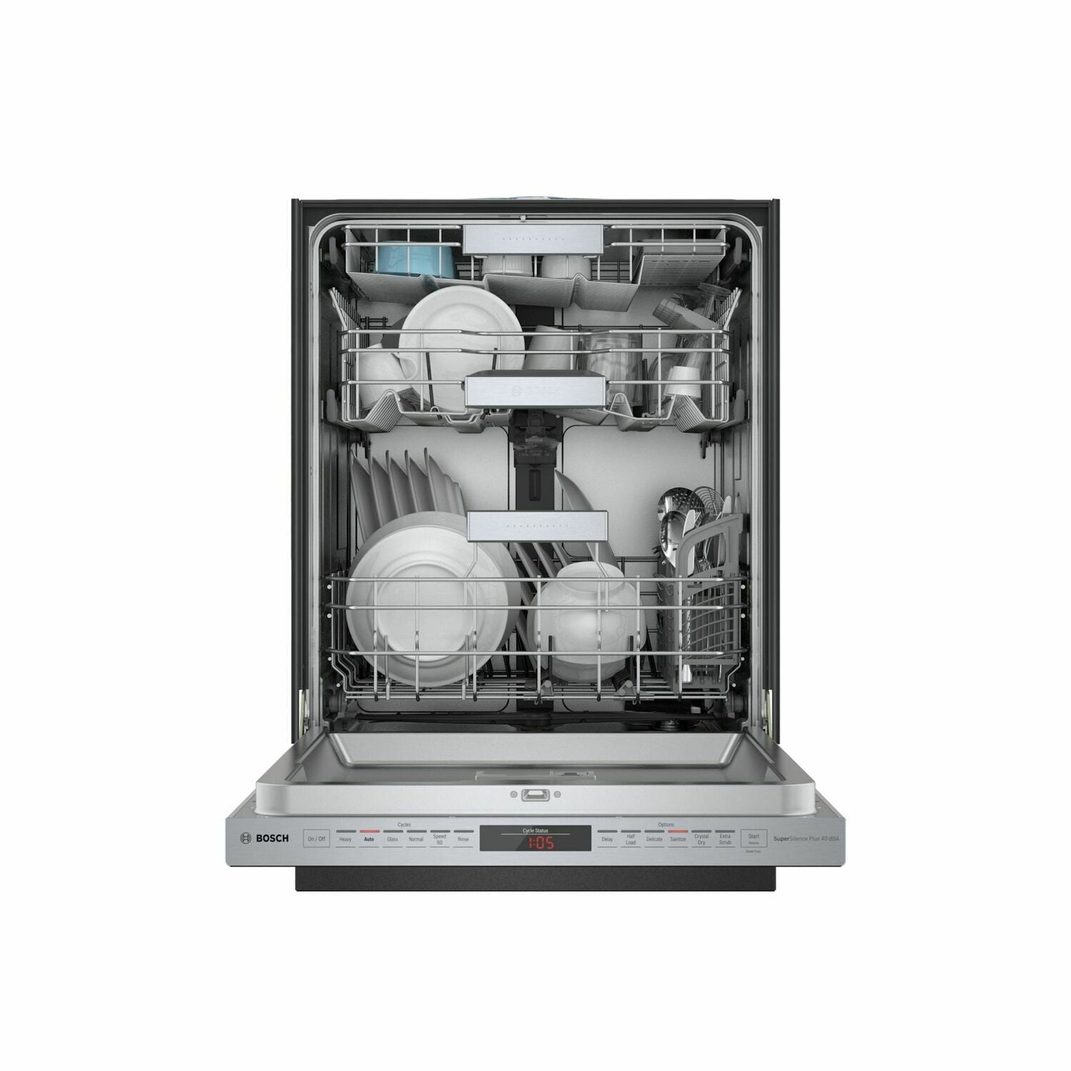 Bosch SHP88PZ55N Benchmark® Dishwasher 24'' Stainless Steel Shp88Pz55N