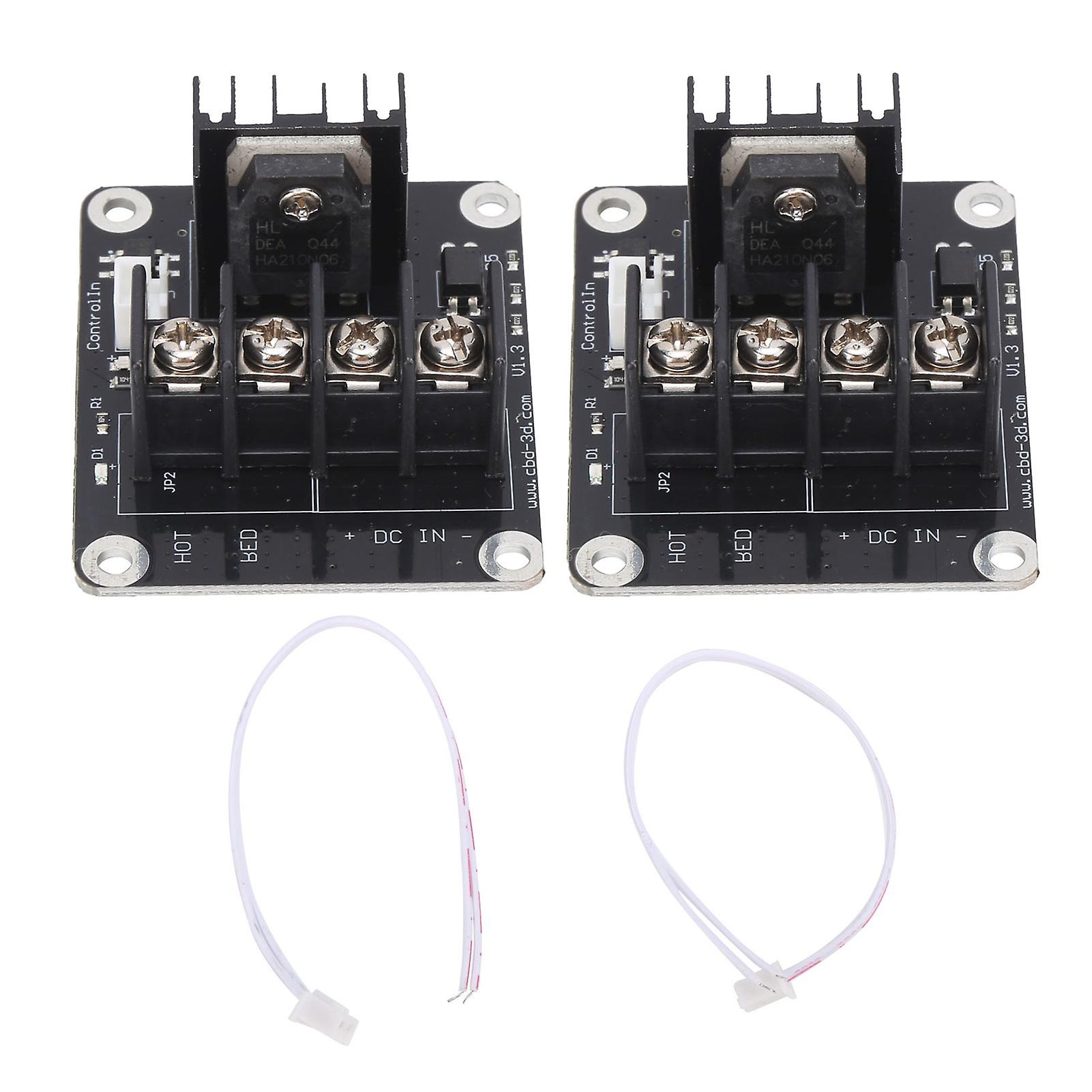 2pcs Heat Bed Power Module High Power Hot Heating Accessory Replacement For 3d Printer