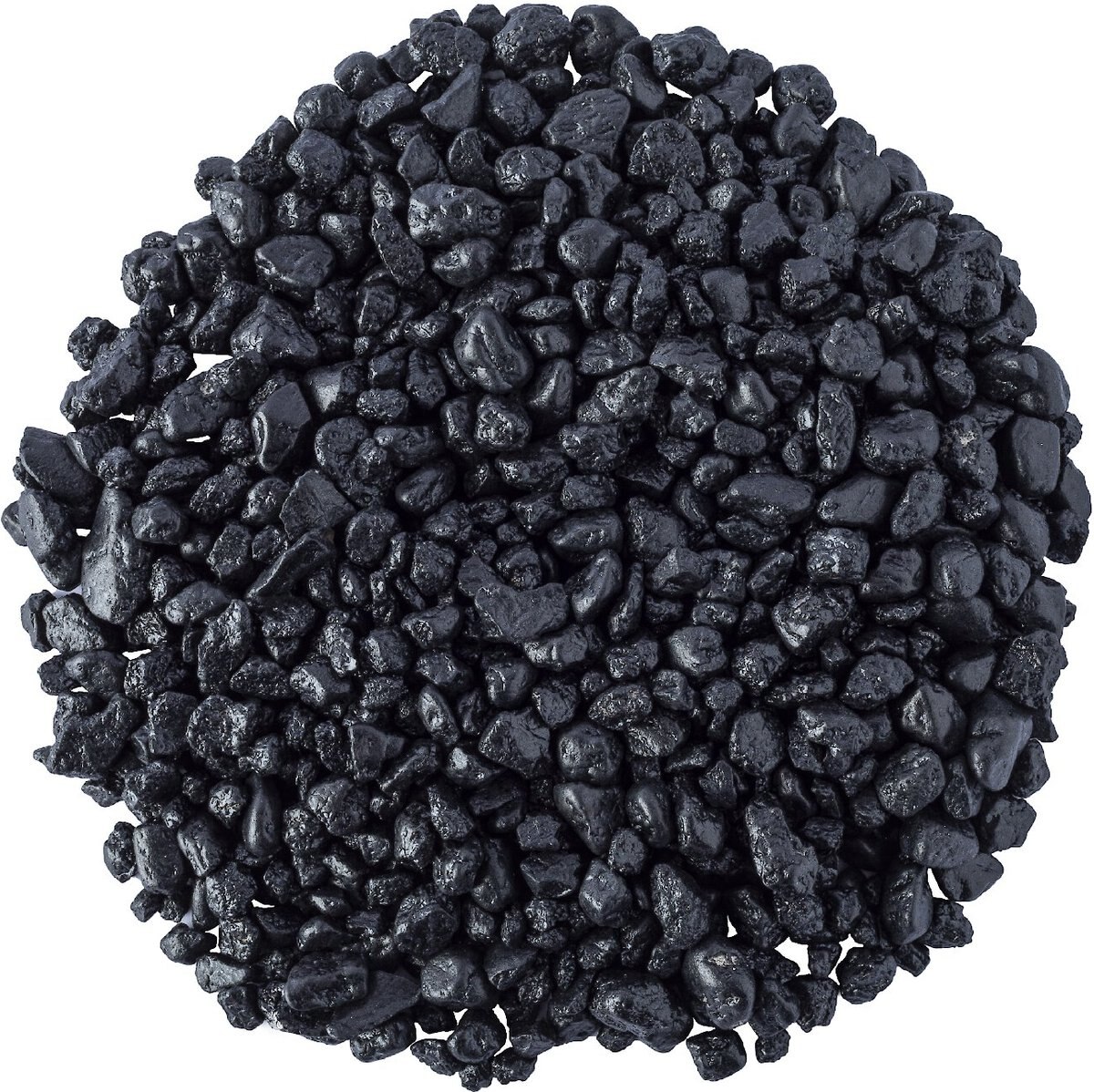 GloFish Aquarium Fish Gravel， Black， 5-lb