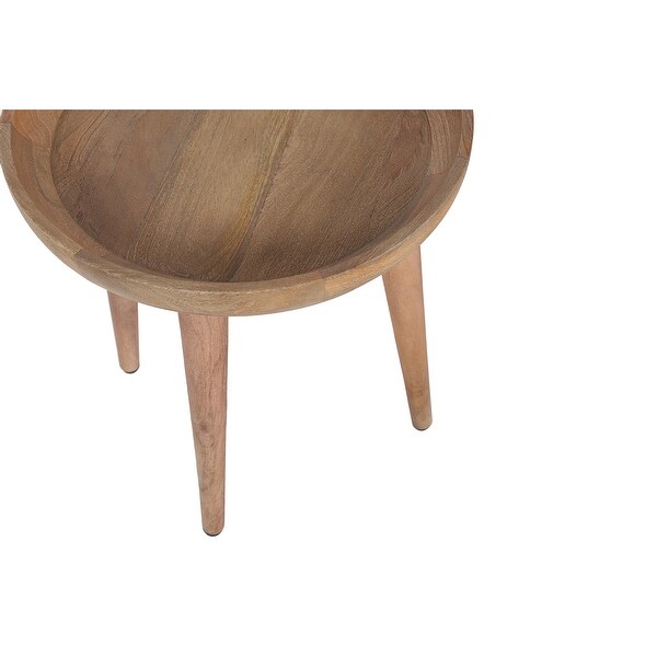 Nyore Tray Round End Table - 19.29