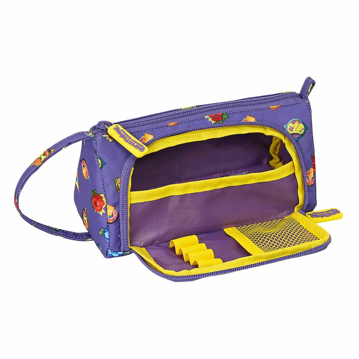 School Case SuperThings Guardians of Kazoom Yellow Purple 20 x 11 x 8.5 cm