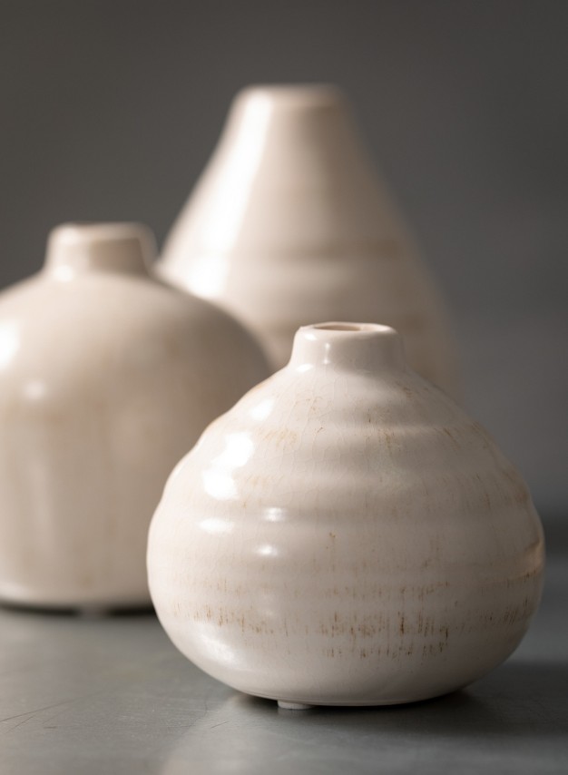 Shopsmaniay Set 3 Small Ceramic Vases