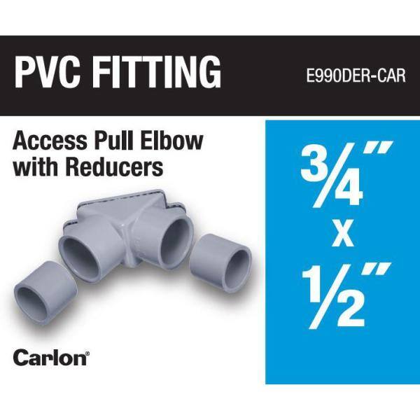 Carlon 34 in. x 12 in. Access Pull Elbow E990DER-CAR