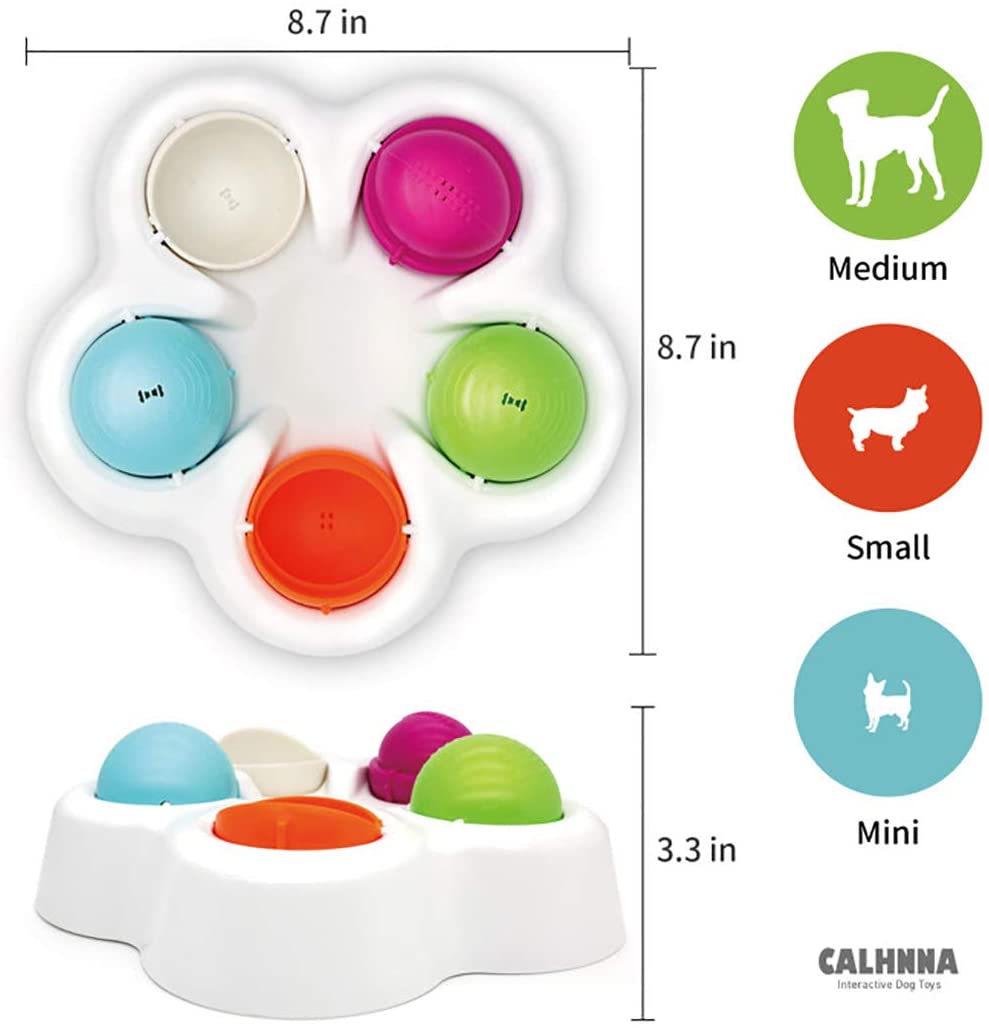 TEOZZO Dog Toy Cat Smart IQ Toy Puppy Treat Dispenser Interactive Pet Toys - Specially Designed for Training Treats