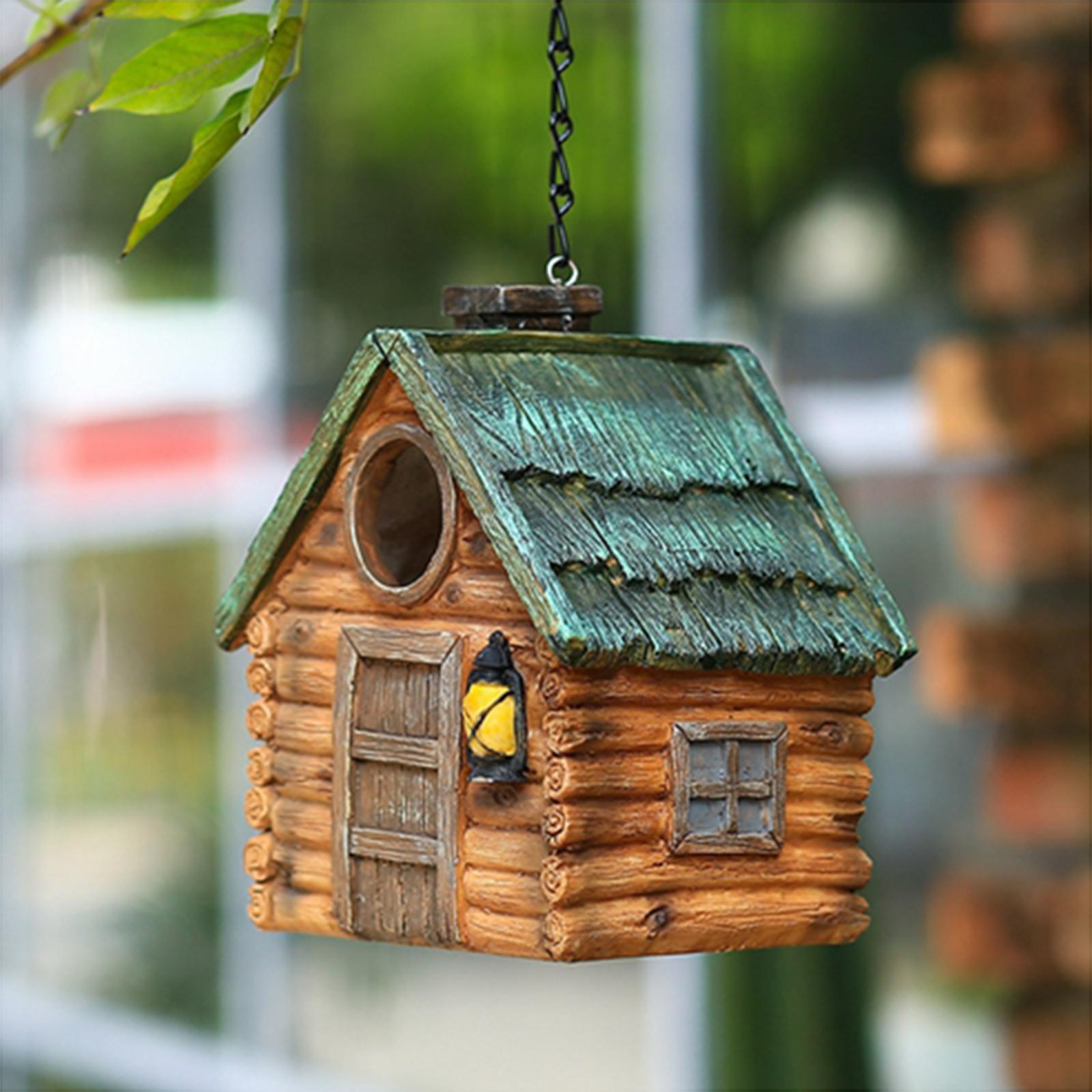 Hanging Birdhouses Shelter for Cardinal Bluebird for Home Courtyard Outdoor