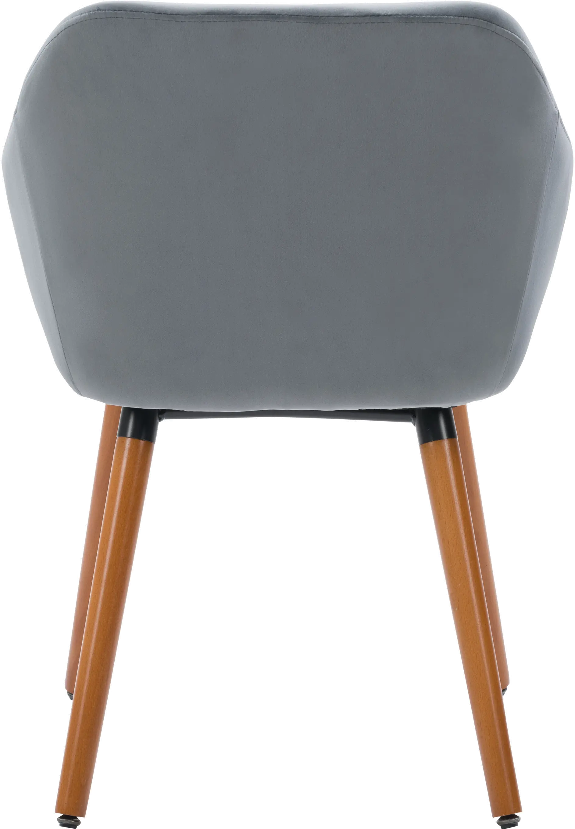 Ayla Gray Velvet Side Chair