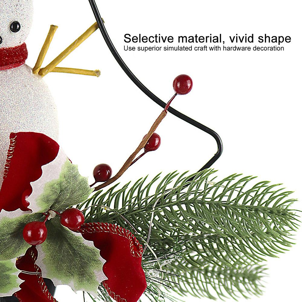 Solar Led Hardware Chritmas Tree Snowman Inserted Flower Lamp Garden Lawn Romantic Decoraitive Light No.290512